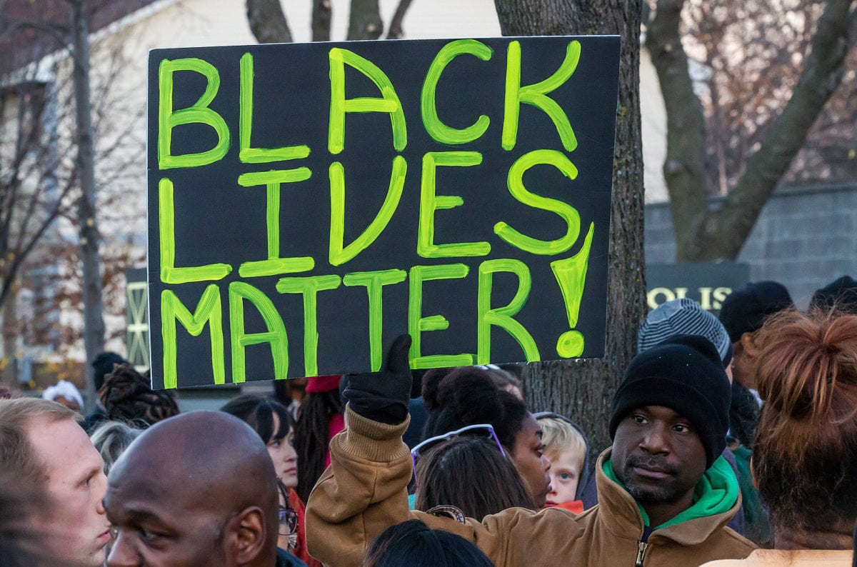 Black Lives Matter Sign Minneapolis Protest 22632545857